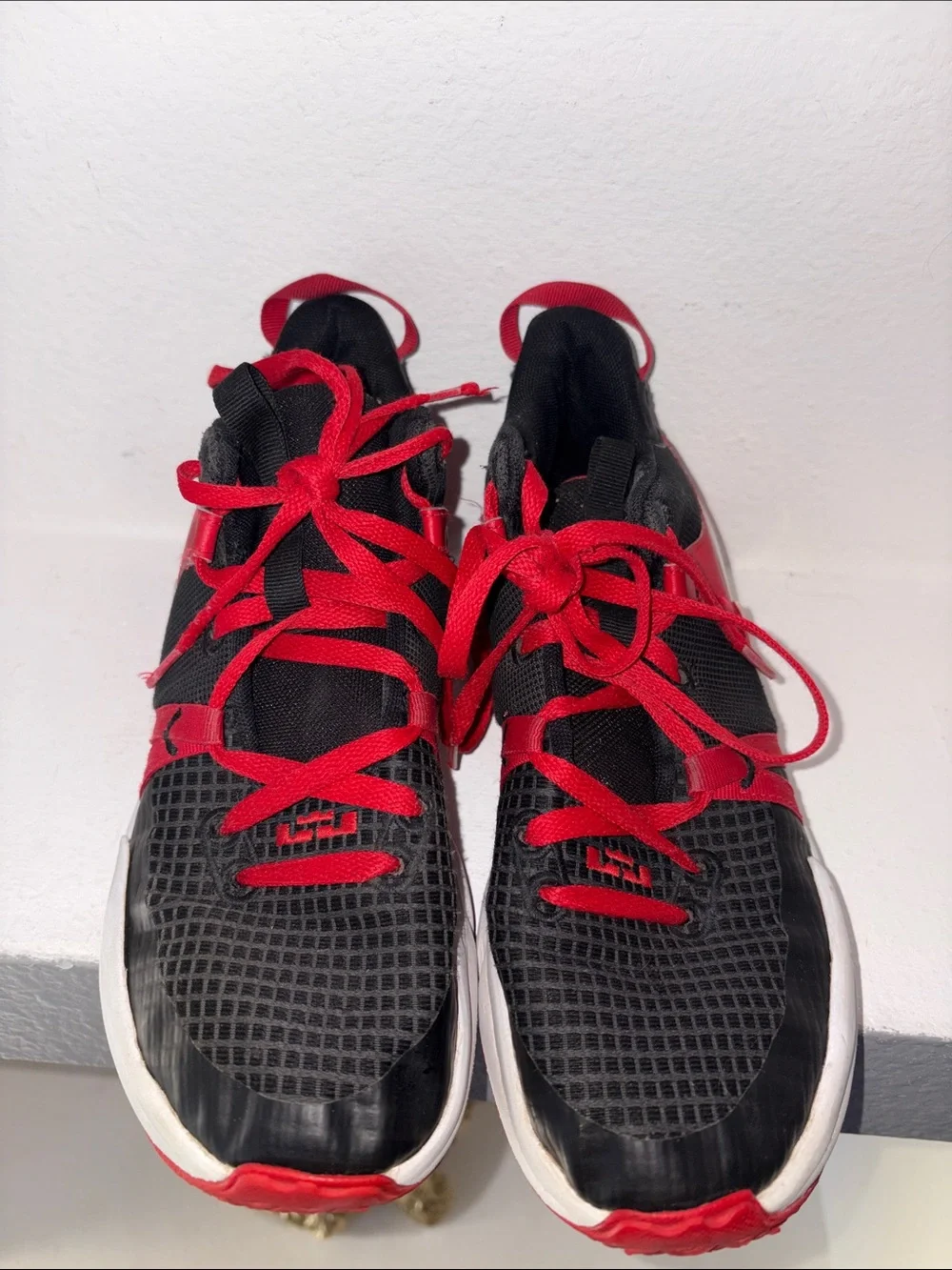 Kids Nike Red and Black Performance Sneakers